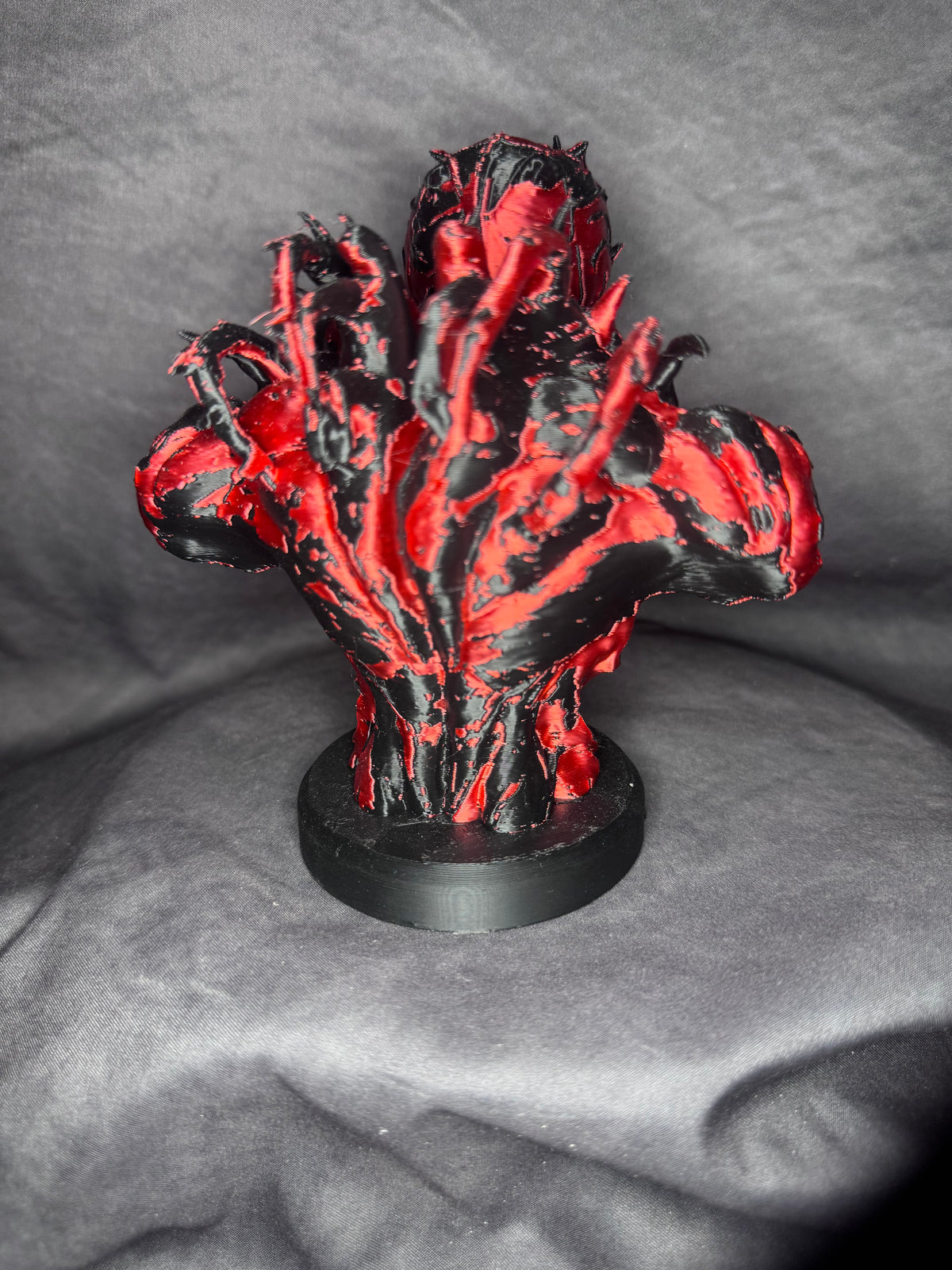 Venom Inspired 3D Printed Bust – 14cm Silk PLA Collectible