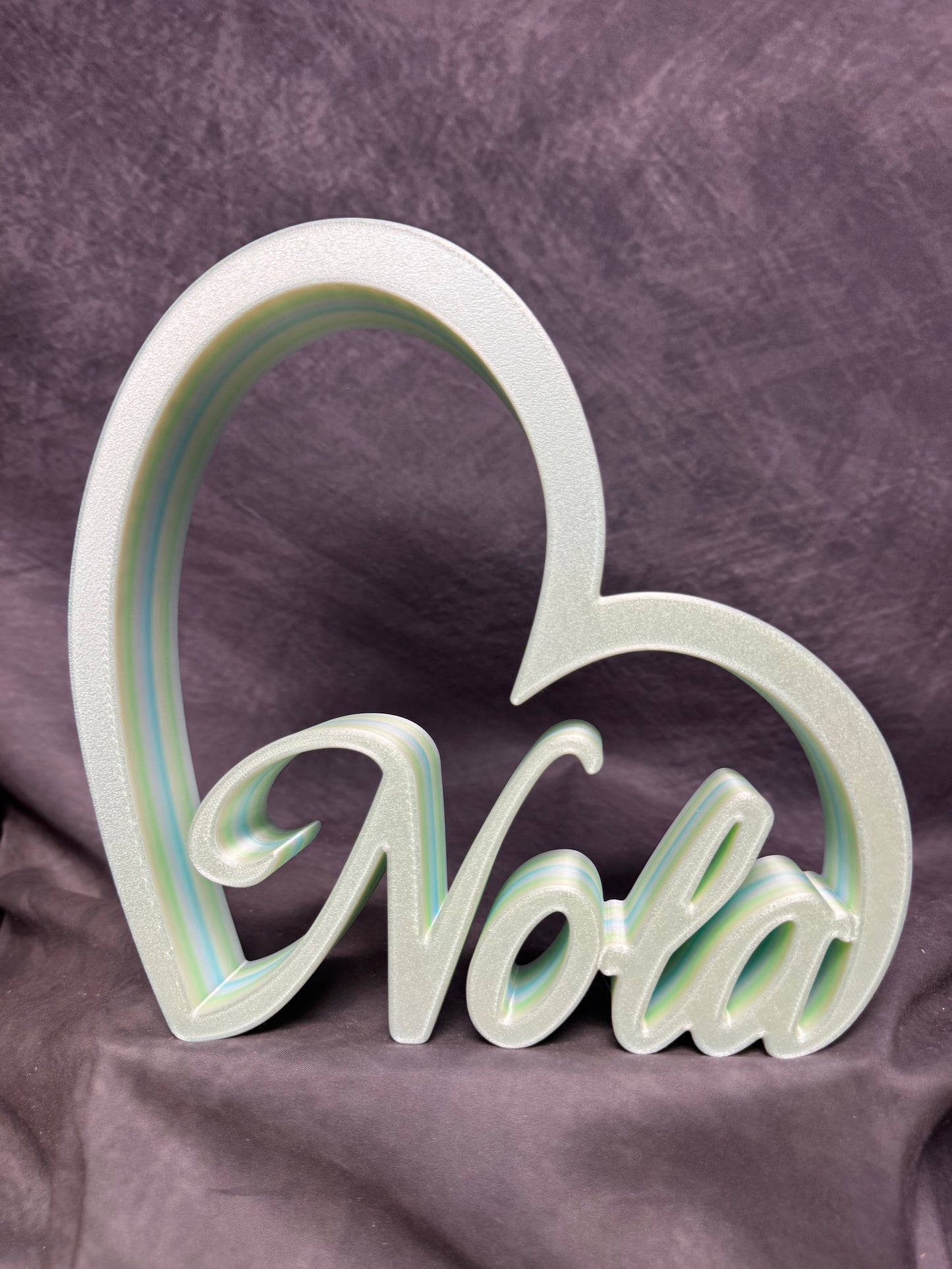 Personalised Heart Name sign
