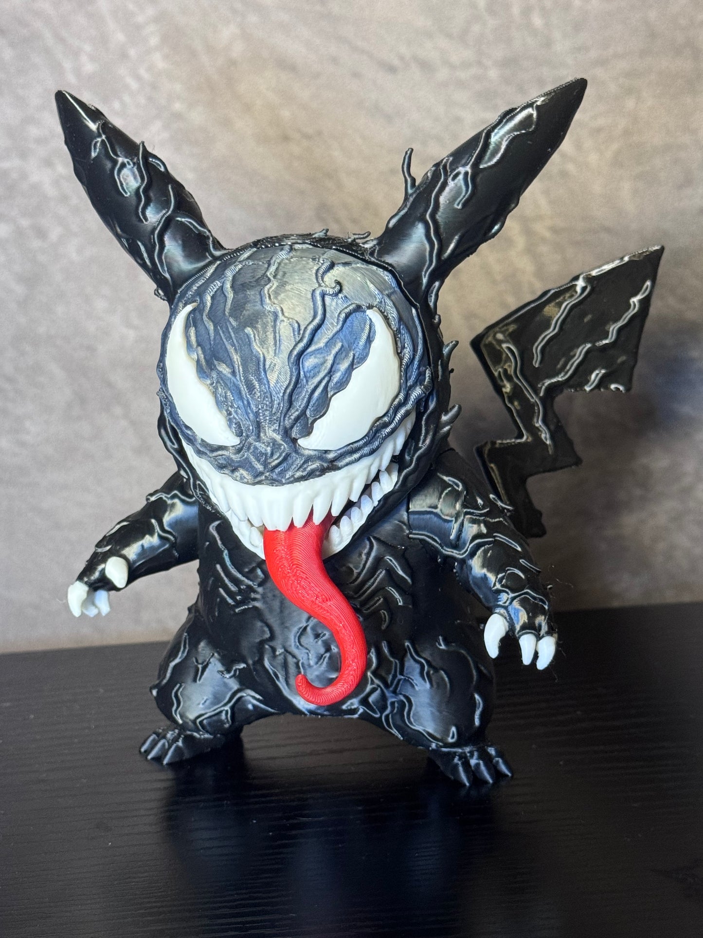 Venom pikachu model 17cm tall