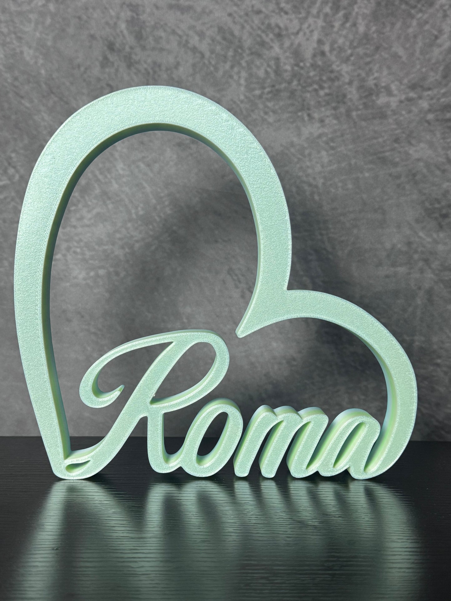 Personalised Heart Name sign