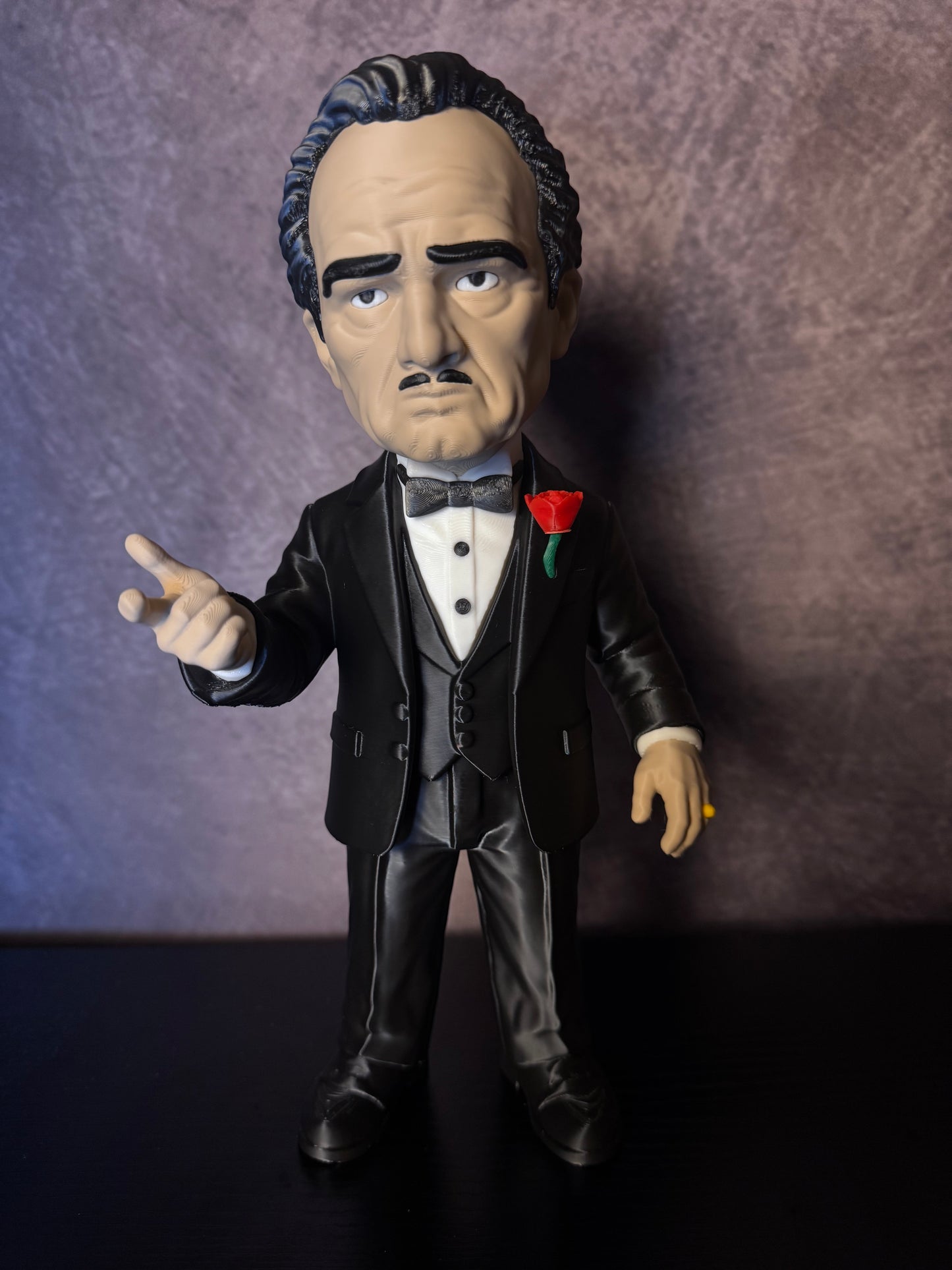 The Godfather Don Vito Corleone Figure – 29cm Tall Custom 3D Printed Collectible Movie Display Statue