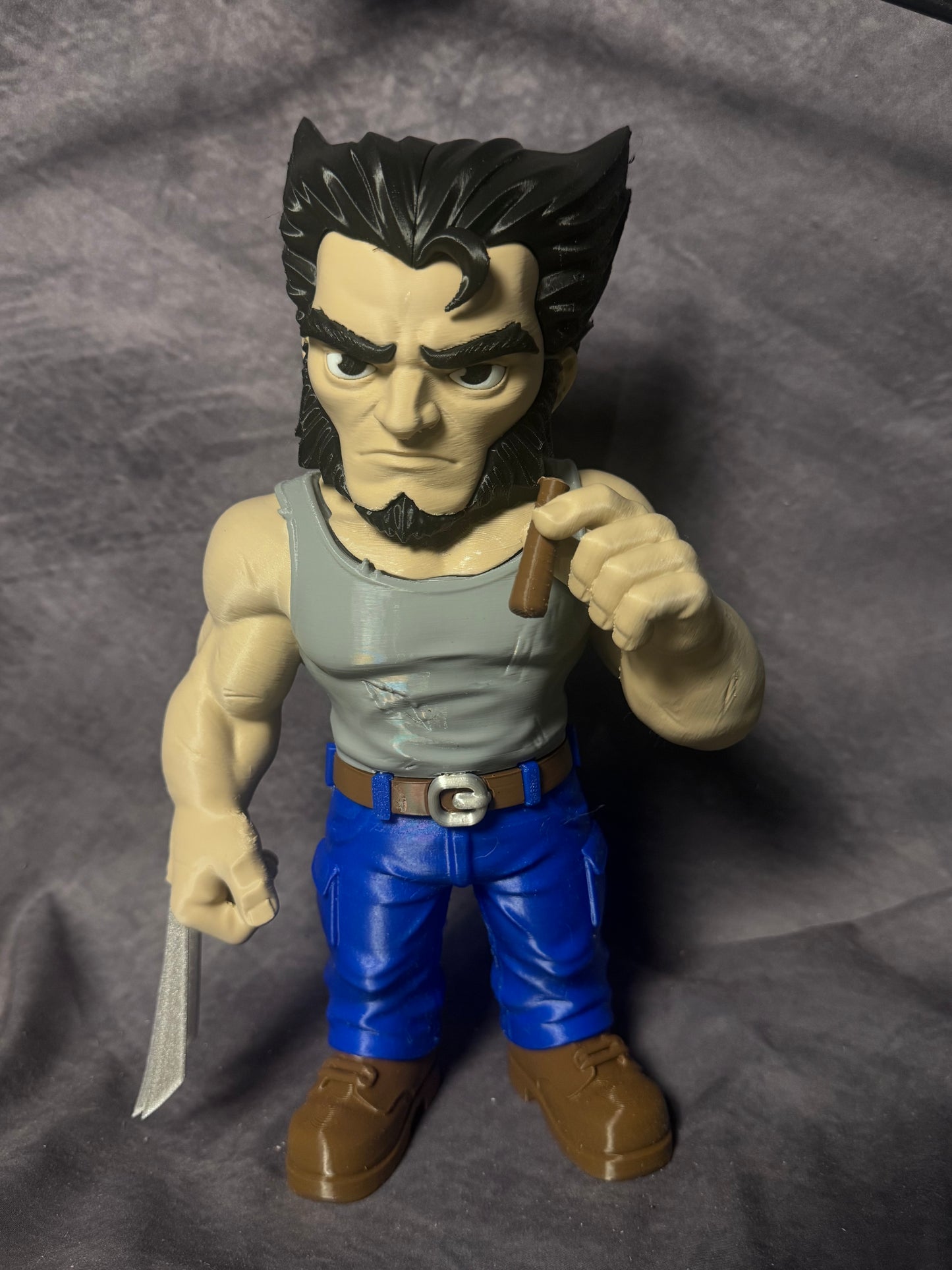 Wolverine 3D Printed Figure – 30cm Tall – Comic Inspired Collectible