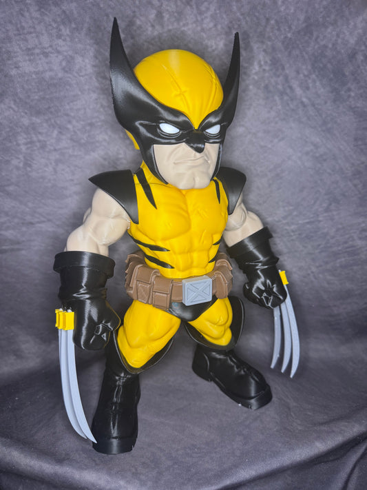 Wolverine Inspired 3D Printed Collectible Figure – 30cm Display Statue