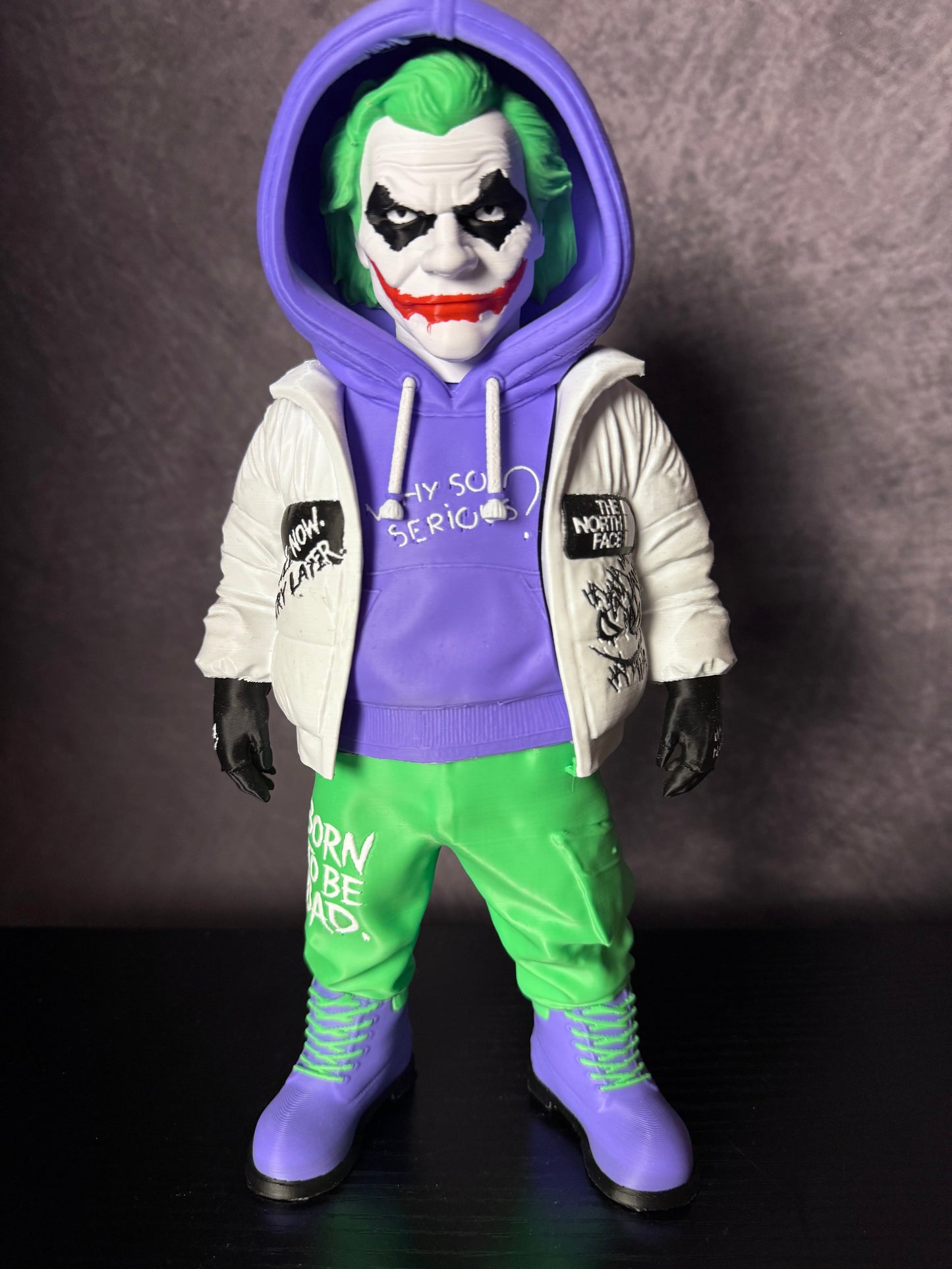 Urban Joker Collectible Figure – Large 28cm 3D Printed Display Model