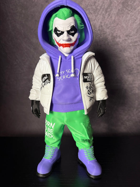 Urban Joker Collectible Figure – Large 28cm 3D Printed Display Model