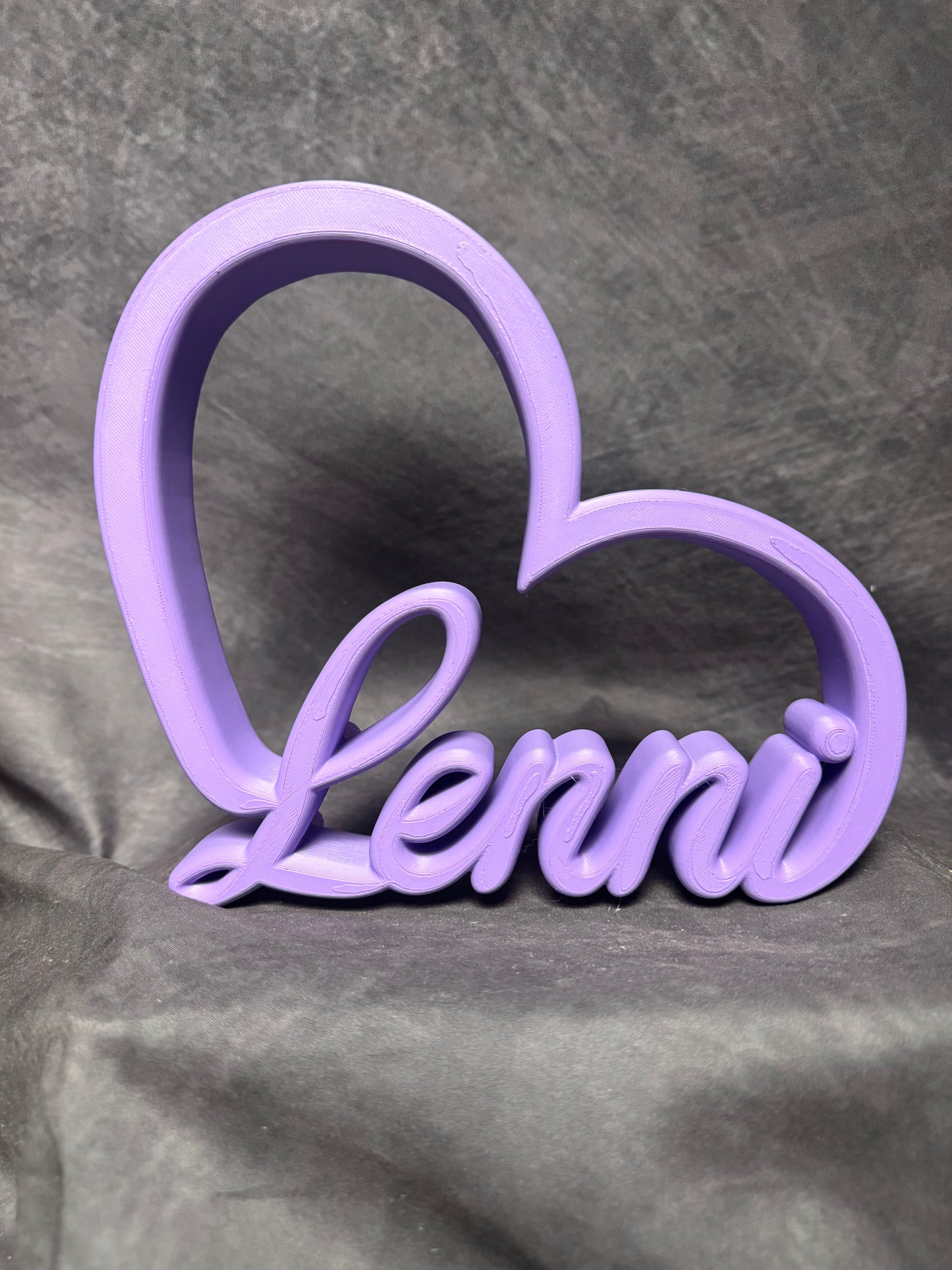 Personalised Heart Name sign