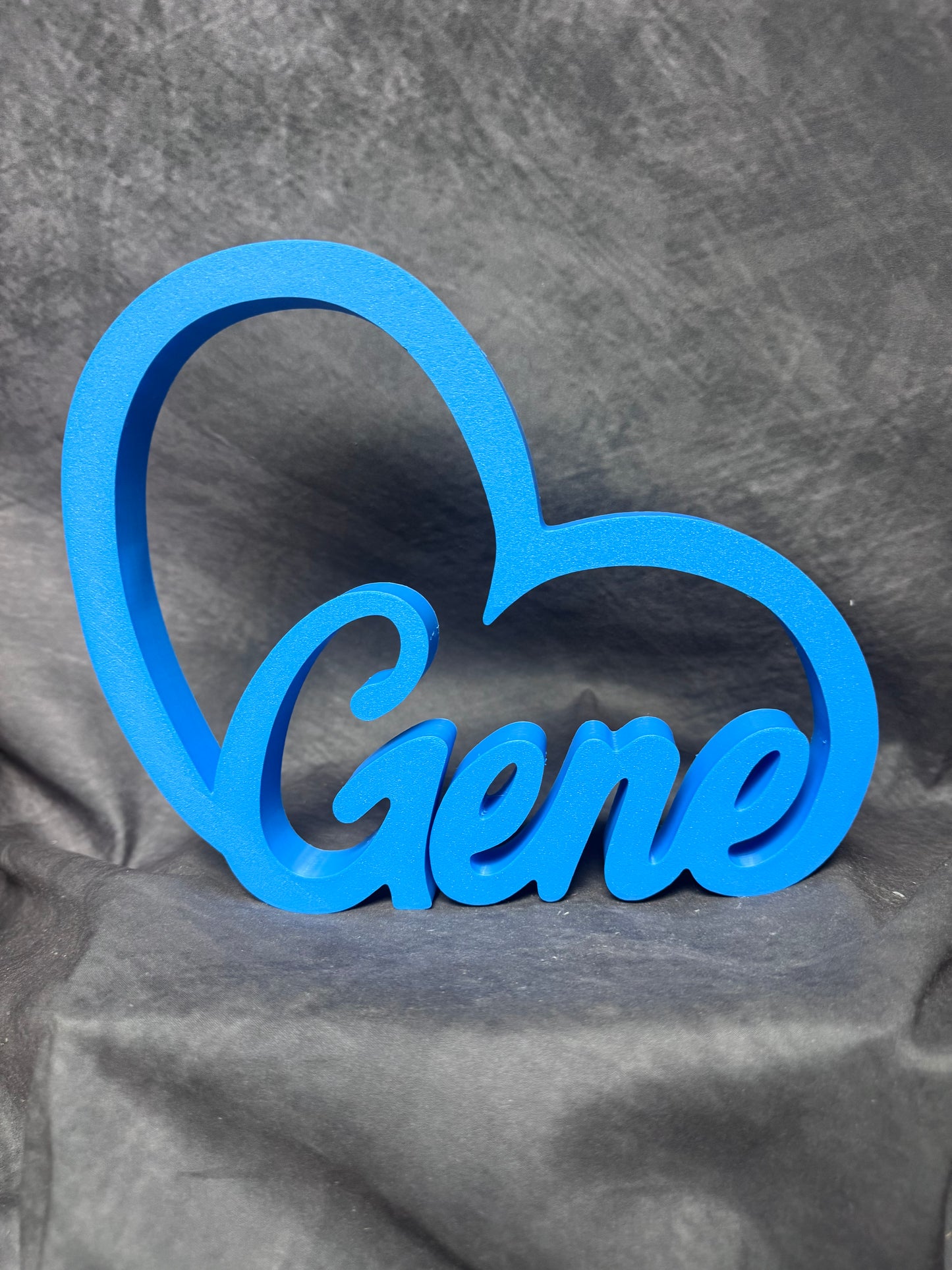 Personalised Heart Name sign