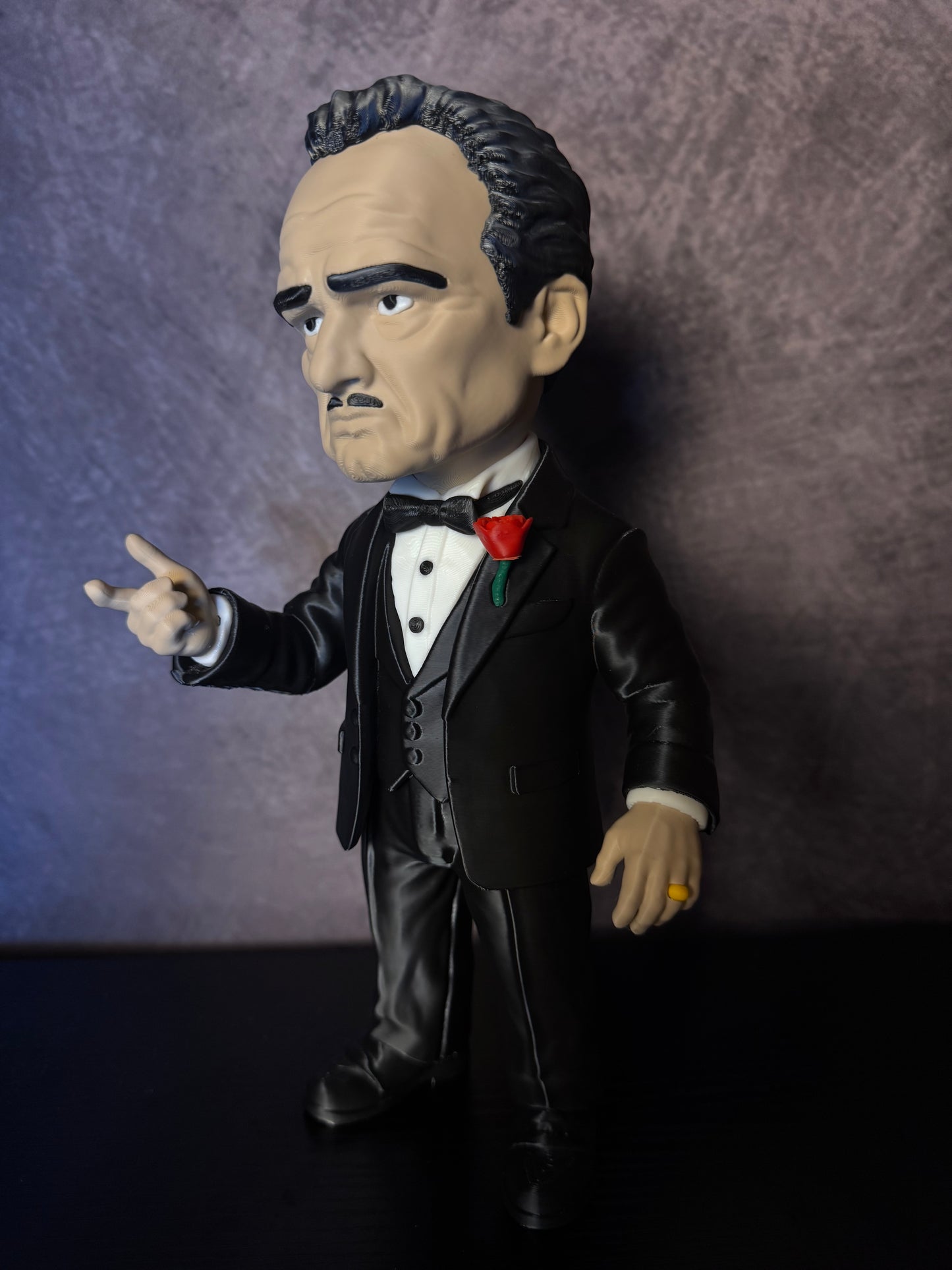 The Godfather Don Vito Corleone Figure – 29cm Tall Custom 3D Printed Collectible Movie Display Statue