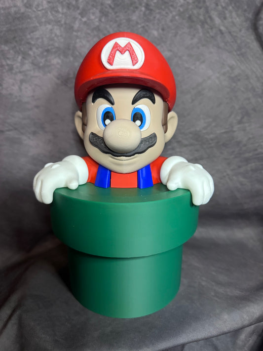 Mario Inspired Pipe Figure – 25cm 3D Printed Collectible