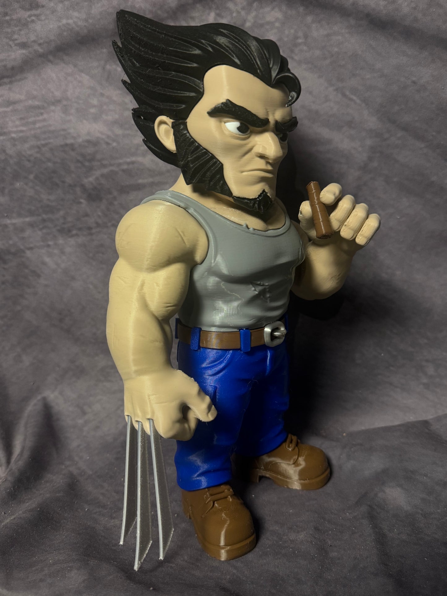 Wolverine 3D Printed Figure – 30cm Tall – Comic Inspired Collectible