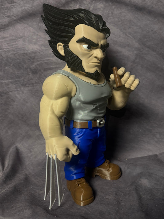 Wolverine 3D Printed Figure – 30cm Tall – Comic Inspired Collectible